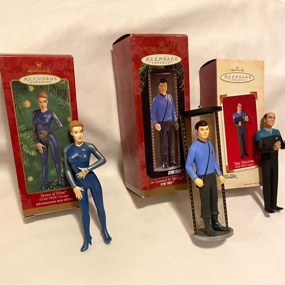 StarTrek Hallmark Keepsake Ornament Figures Lot - Picture 4 of 16